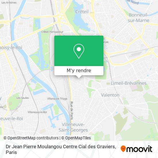 Dr Jean Pierre Moulangou Centre Cial des Graviers plan