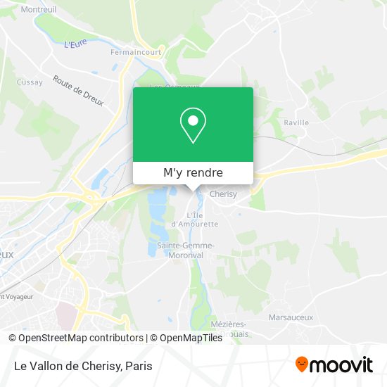 Le Vallon de Cherisy plan