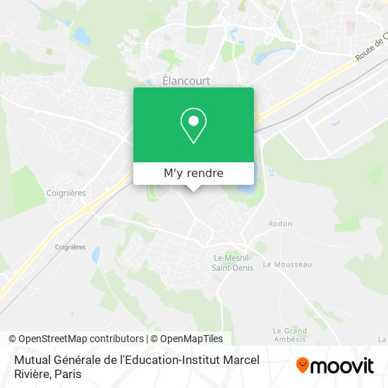 Mutual Générale de l'Education-Institut Marcel Rivière plan