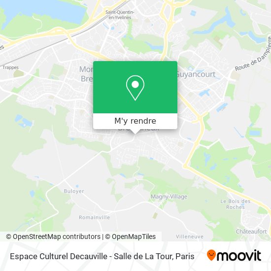 Espace Culturel Decauville - Salle de La Tour plan