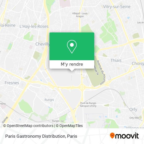 Paris Gastronomy Distribution plan