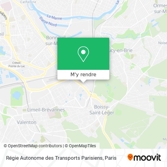 Régie Autonome des Transports Parisiens plan