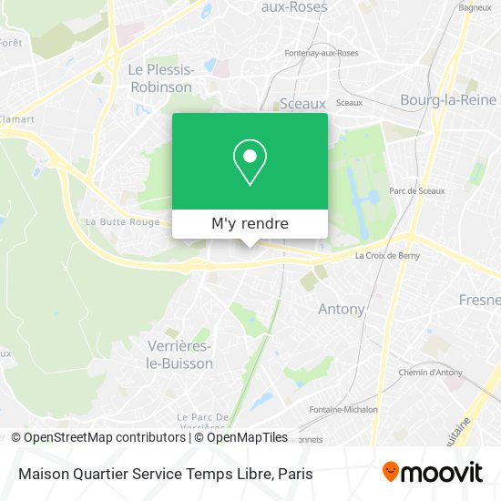 Maison Quartier Service Temps Libre plan