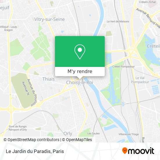 Le Jardin du Paradis plan