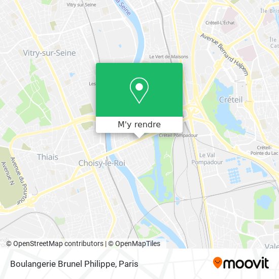 Boulangerie Brunel Philippe plan