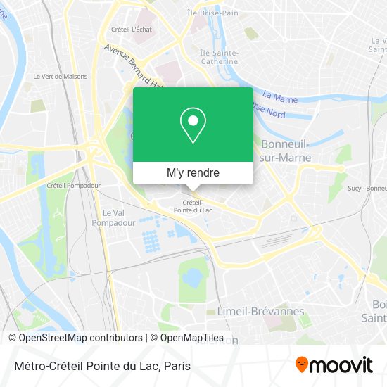 Comment aller à MétroCréteil Pointe du Lac à Creteil en Bus, Métro, Tram ou RER Comment aller à MétroCréteil Pointe du Lac à Creteil en Bus, Métro, Tram ou RER