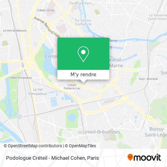 Podologue Créteil - Michael Cohen plan