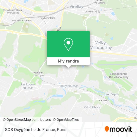 SOS Oxygène Ile de France plan