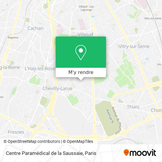 Centre Paramédical de la Saussaie plan
