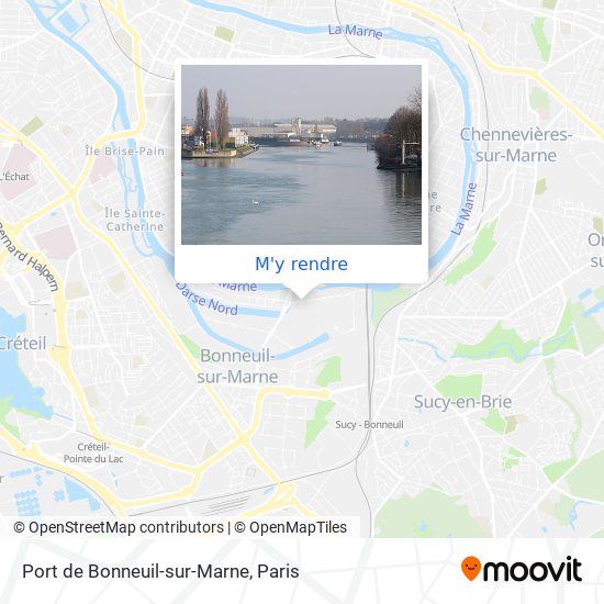 Port de Bonneuil-sur-Marne plan