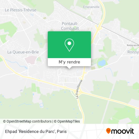 Ehpad 'Residence du Parc' plan