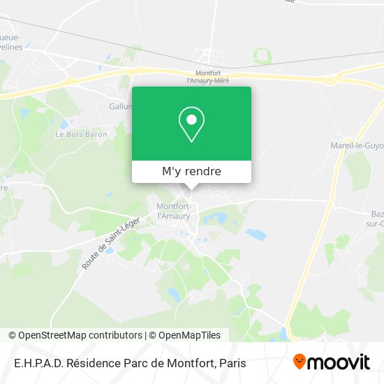 E.H.P.A.D. Résidence Parc de Montfort plan