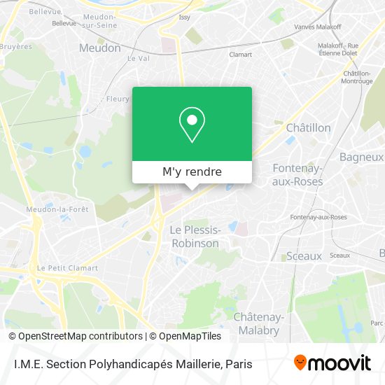 I.M.E. Section Polyhandicapés Maillerie plan