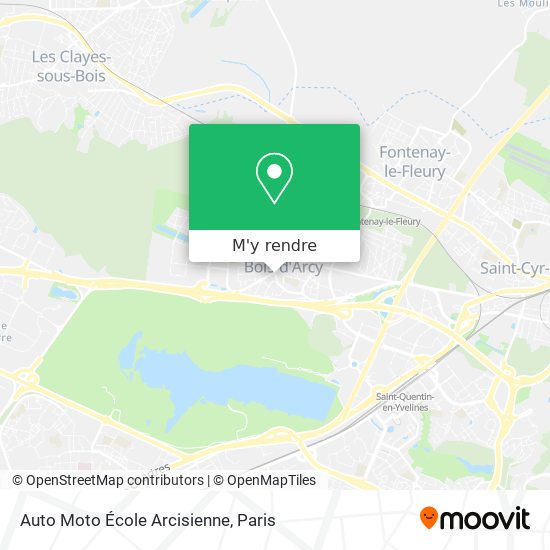 Auto Moto École Arcisienne plan