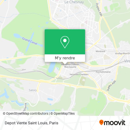 Depot Vente Saint Louis plan