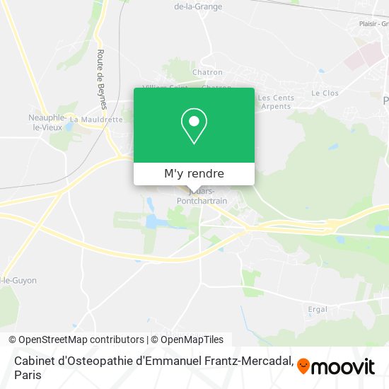 Cabinet d'Osteopathie d'Emmanuel Frantz-Mercadal plan