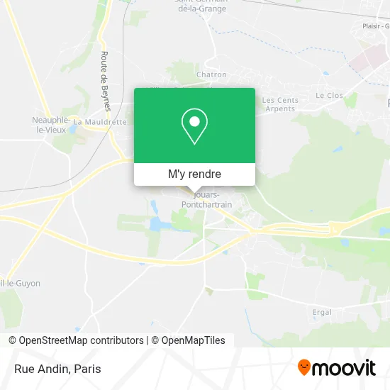Rue Andin plan