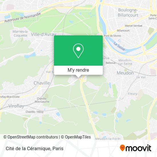 Cité de la Céramique plan