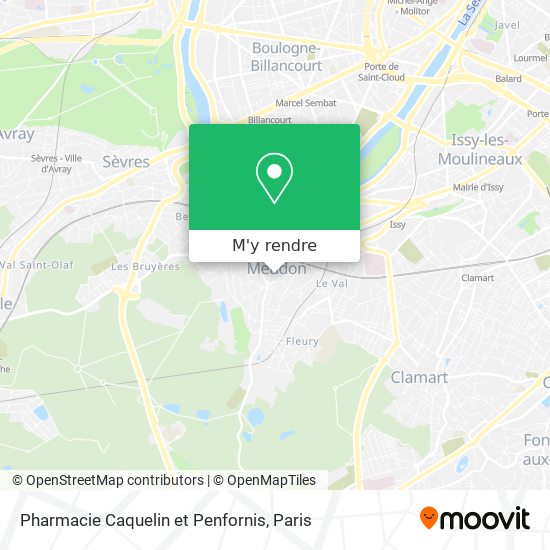 Pharmacie Caquelin et Penfornis plan