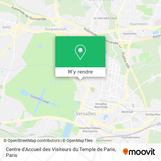 Centre d'Accueil des Visiteurs du Temple de Paris plan