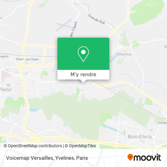 Voicemap Versailles, Yvelines plan