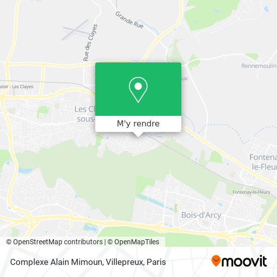 Complexe Alain Mimoun, Villepreux plan