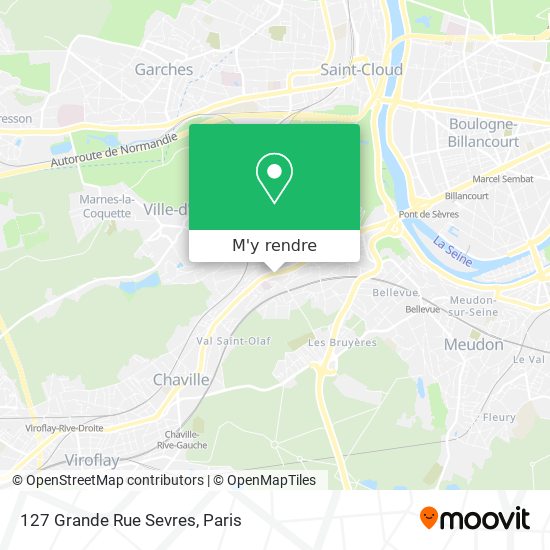 127 Grande Rue Sevres plan