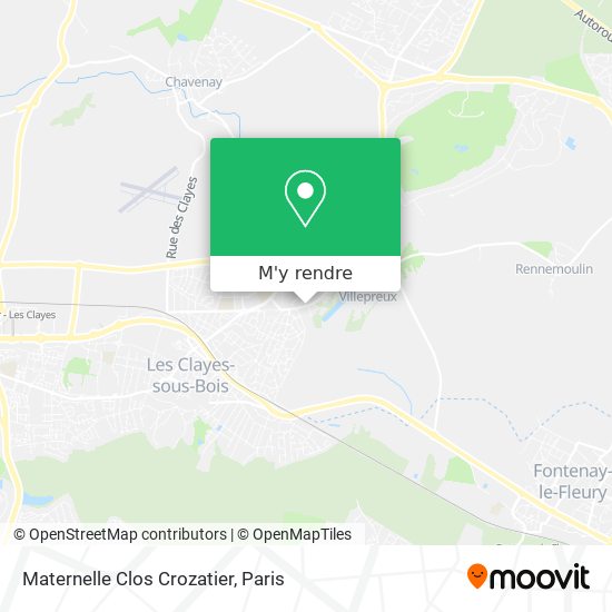 Maternelle Clos Crozatier plan