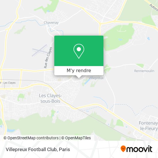 Villepreux Football Club plan