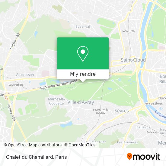Chalet du Chamillard plan