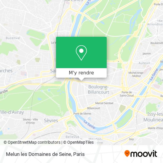 Melun les Domaines de Seine plan