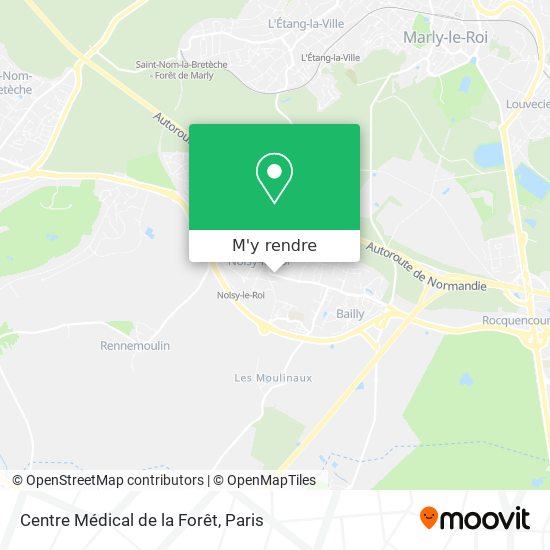 Centre Médical de la Forêt plan