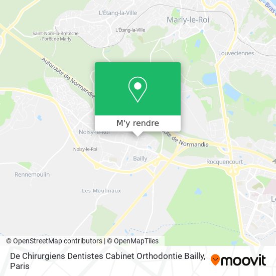 De Chirurgiens Dentistes Cabinet Orthodontie Bailly plan