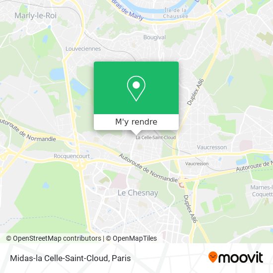 Midas-la Celle-Saint-Cloud plan