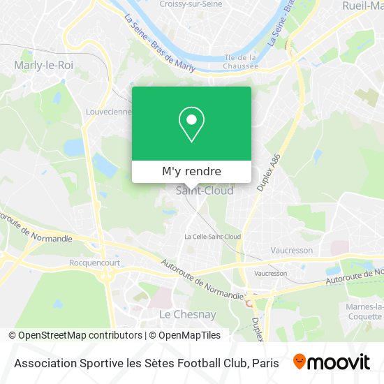 Association Sportive les Sètes Football Club plan