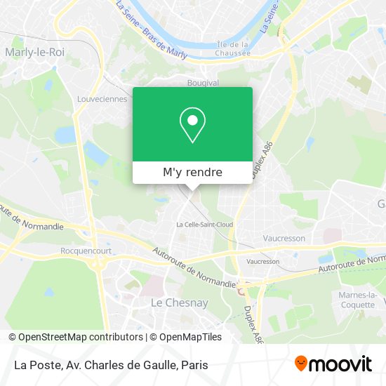 La Poste, Av. Charles de Gaulle plan