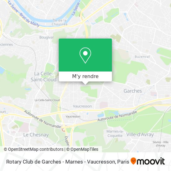 Rotary Club de Garches - Marnes - Vaucresson plan