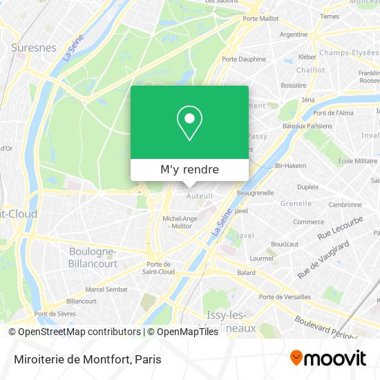 Miroiterie de Montfort plan