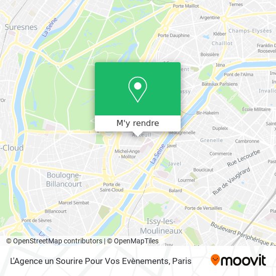 L'Agence un Sourire Pour Vos Evènements plan