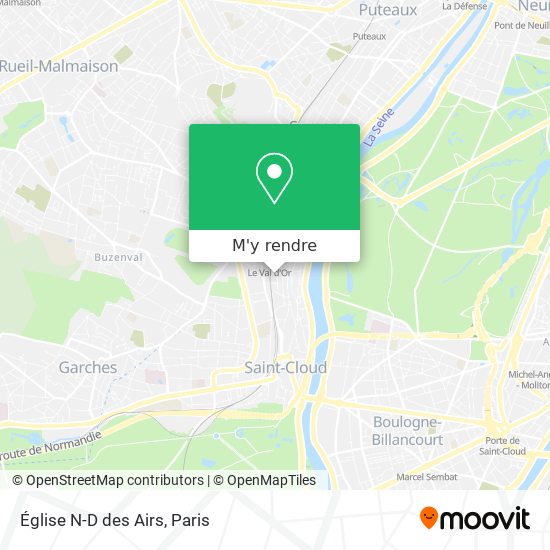 Église N-D des Airs plan