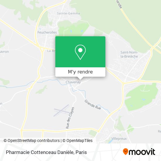 Pharmacie Cottenceau Danièle plan