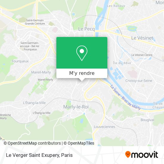 Le Verger Saint Exupery plan