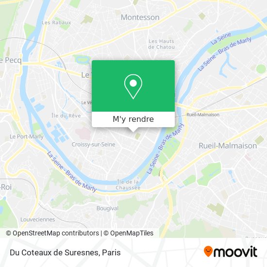 Du Coteaux de Suresnes plan