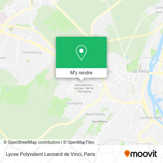 Lycee Polyvalent Leonard de Vinci plan