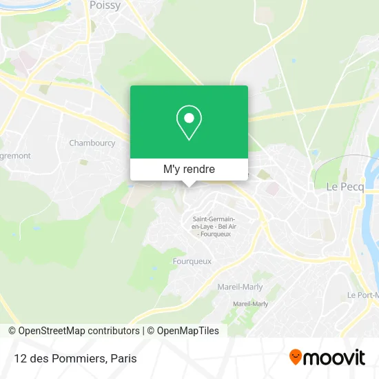12 des Pommiers plan