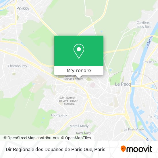 Dir Regionale des Douanes de Paris Oue plan