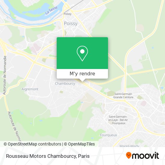 Rousseau Motors Chambourcy plan