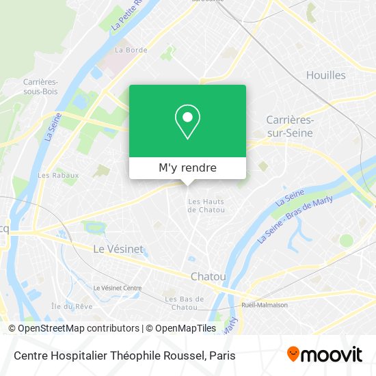 Centre Hospitalier Théophile Roussel plan