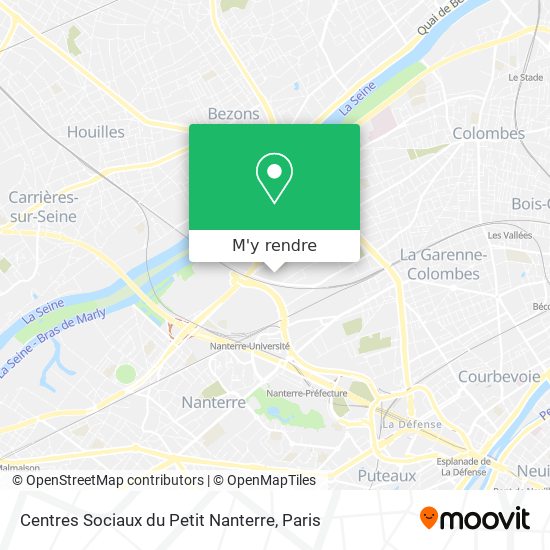 Centres Sociaux du Petit Nanterre plan