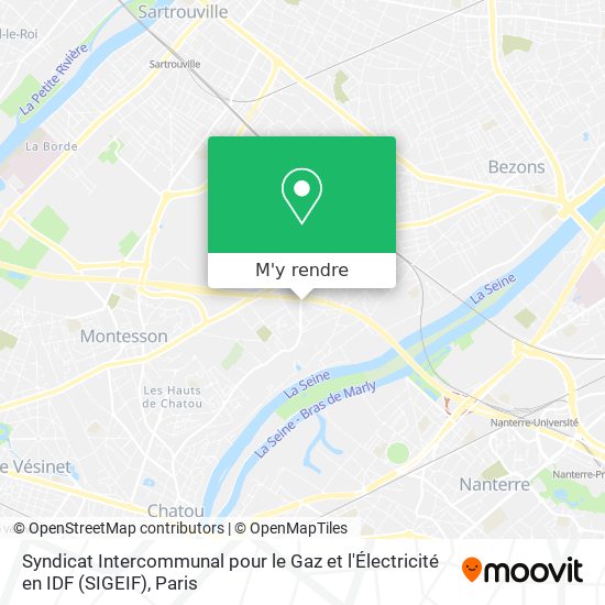 Syndicat Intercommunal pour le Gaz et l'Électricité en IDF (SIGEIF) plan